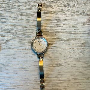 Matte Gold Fossil Watch